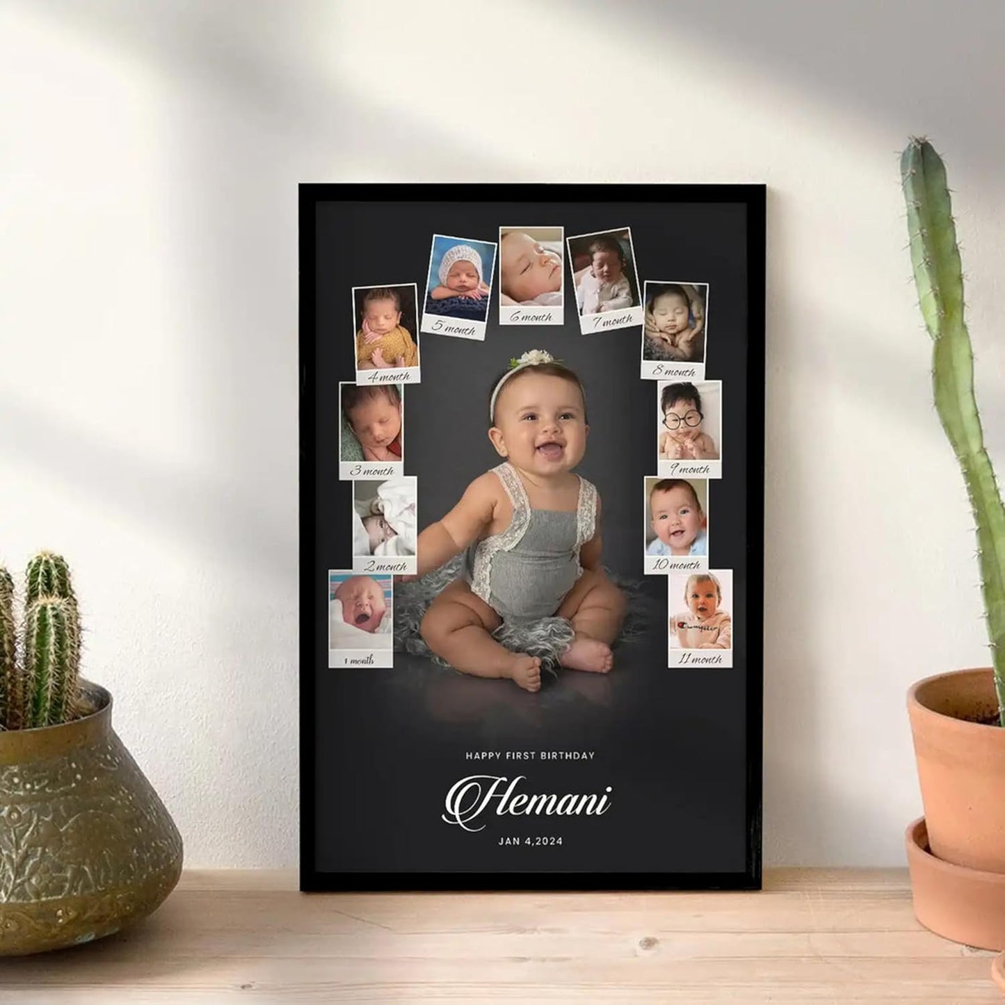 Customized Photo Frame For Baby Birthday Gift