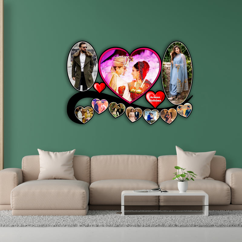 Customised Anniversary Photo Frame For Couple