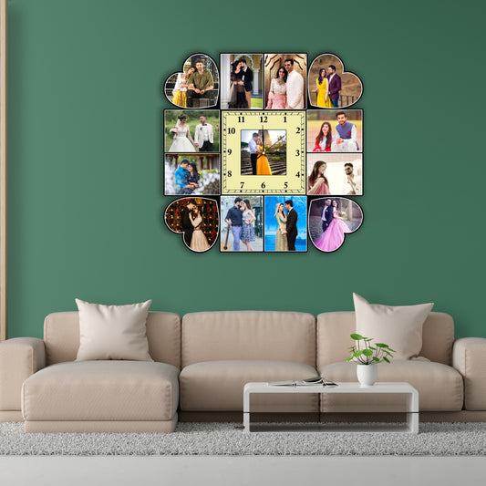 Personalized Photo Clock for Gift Item for Friends and Family