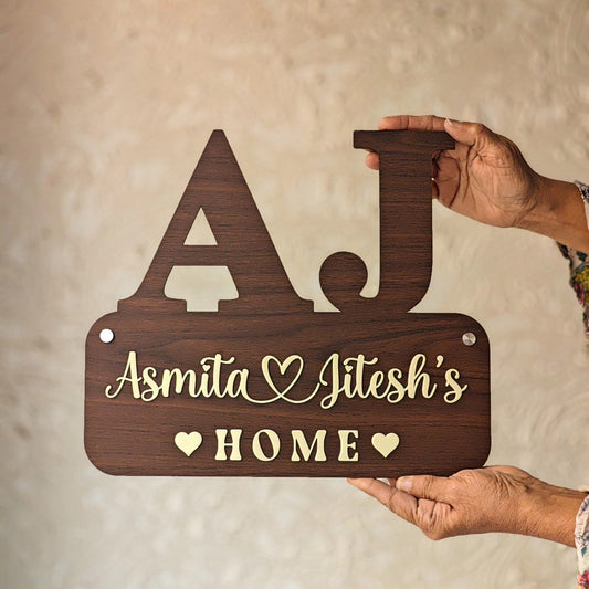 Arcylic Personalized Name Plate For House,Villa, Bungalow, Flat,Office