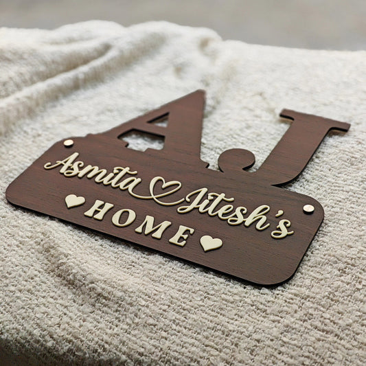 Arcylic Personalized Name Plate For House,Villa, Bungalow, Flat,Office