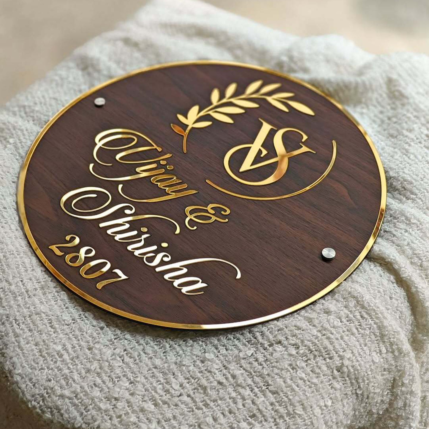 Personalized Arcylic Name Plate For Home Flat, Office and Outdoor