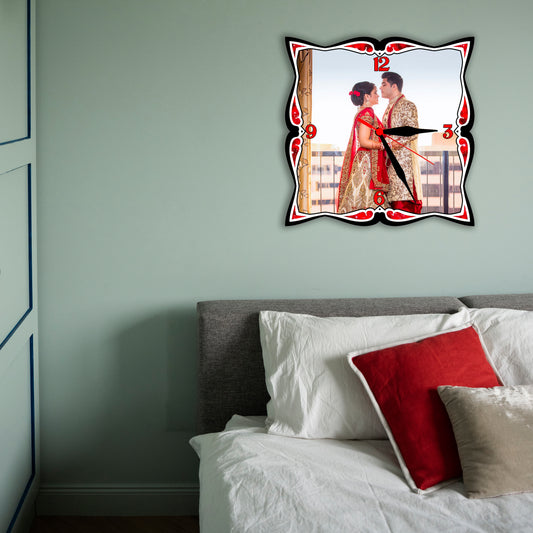 Personalised Photo Clock for Anniversary