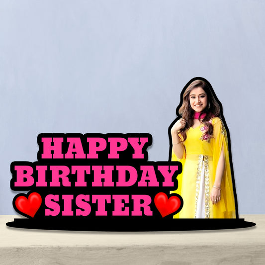 Personalised Photo Frame for Birthday Specially Designed Gift for Sister’s Birthday