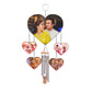 Customised Wind Chimes with photos on both sides Home Decor