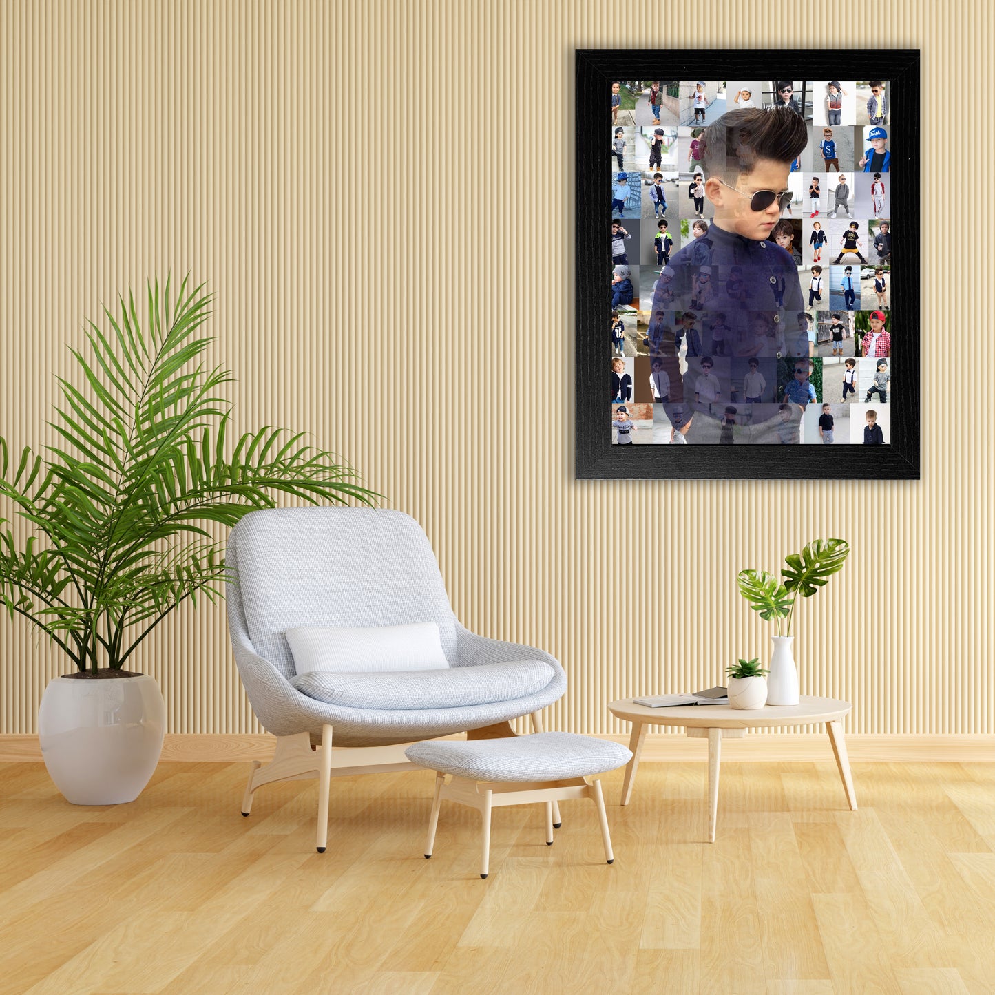 Personalized 50 photos Mosaic Photo Frame in 1 Main photo