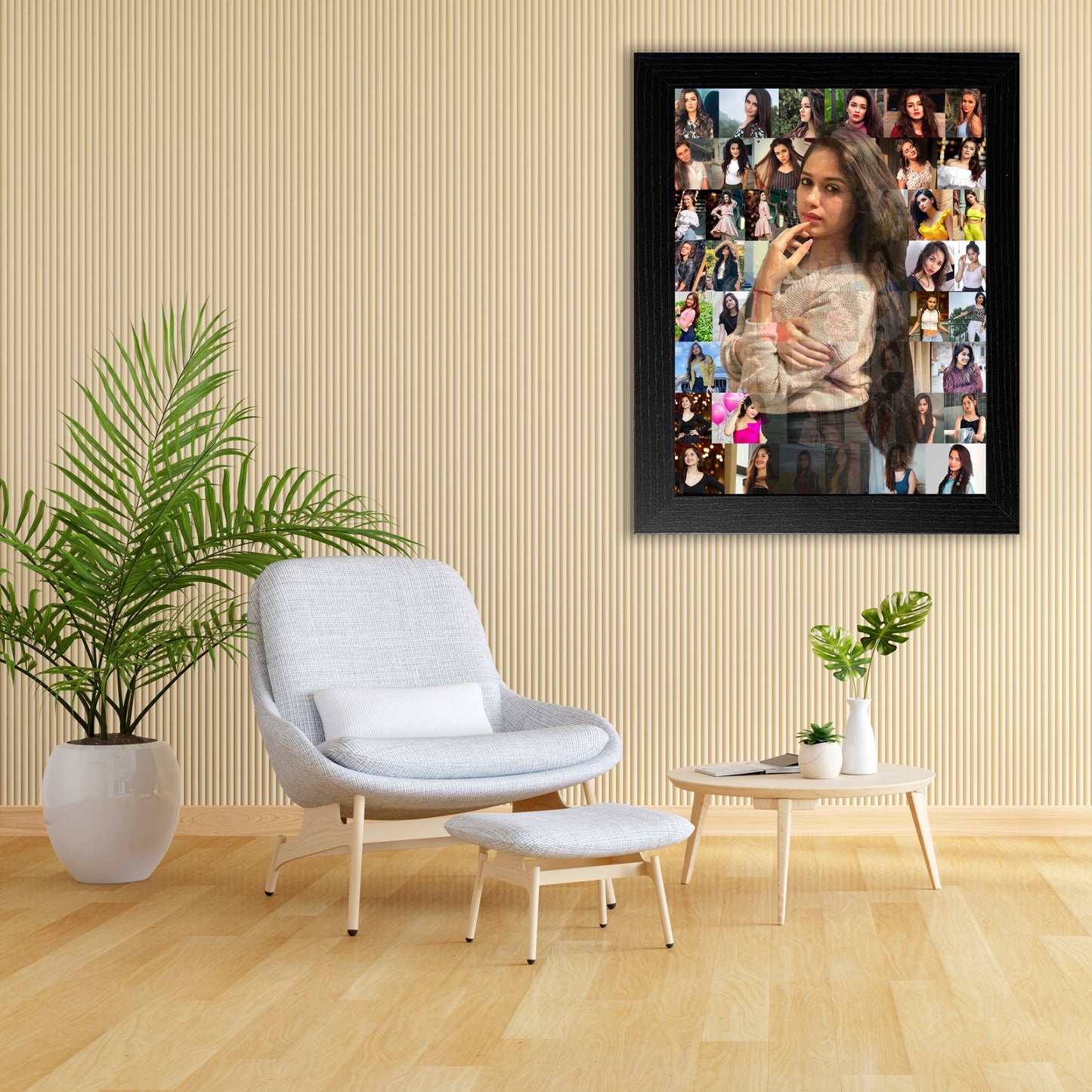 Personalised Mosaic Photo Frame  For Birthday