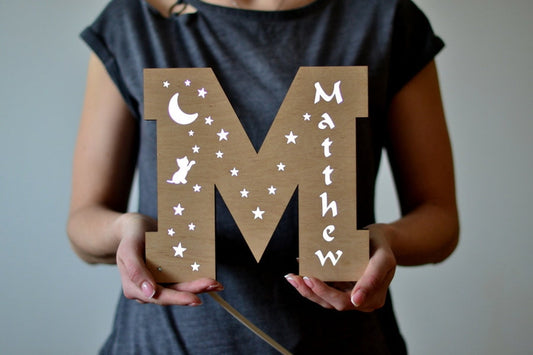 Personalised Gift for Birthday Light Lamp