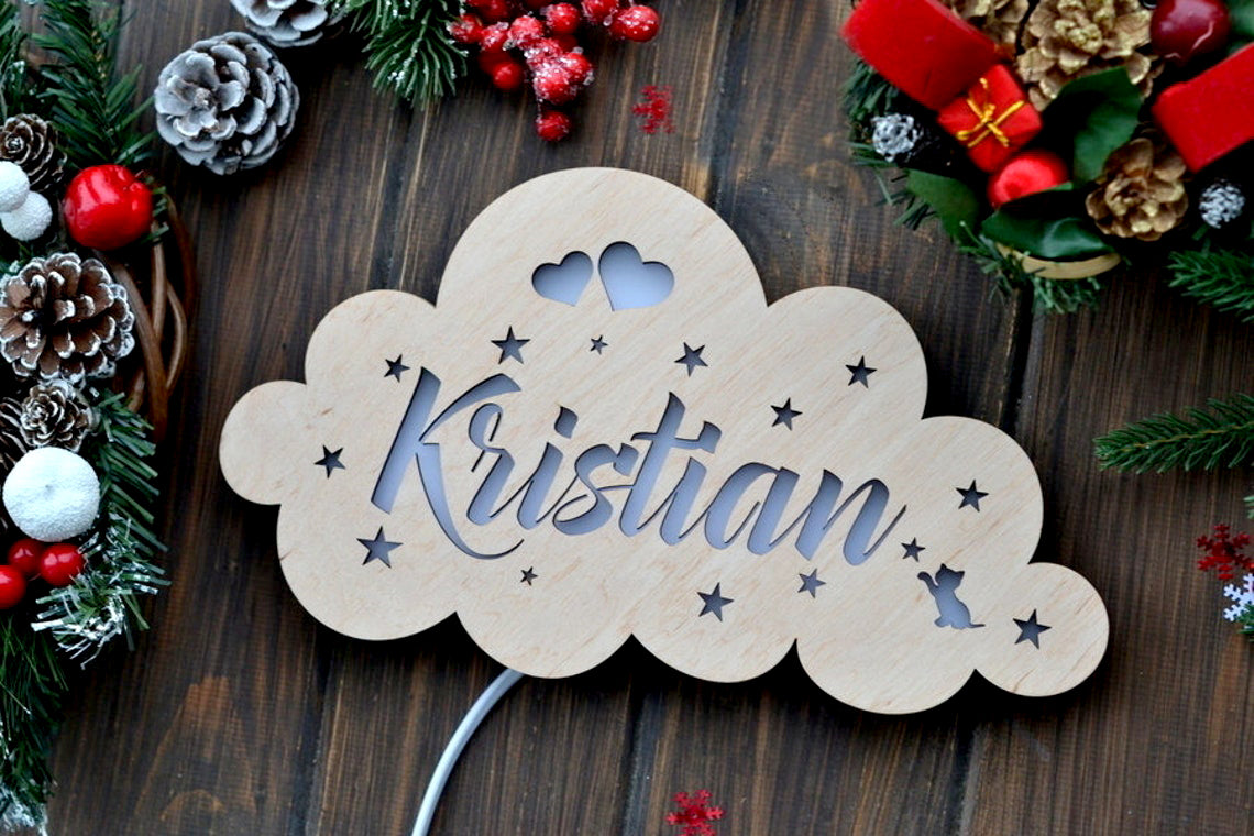 Personalised Alphabet Lamp For Birthday Gifts