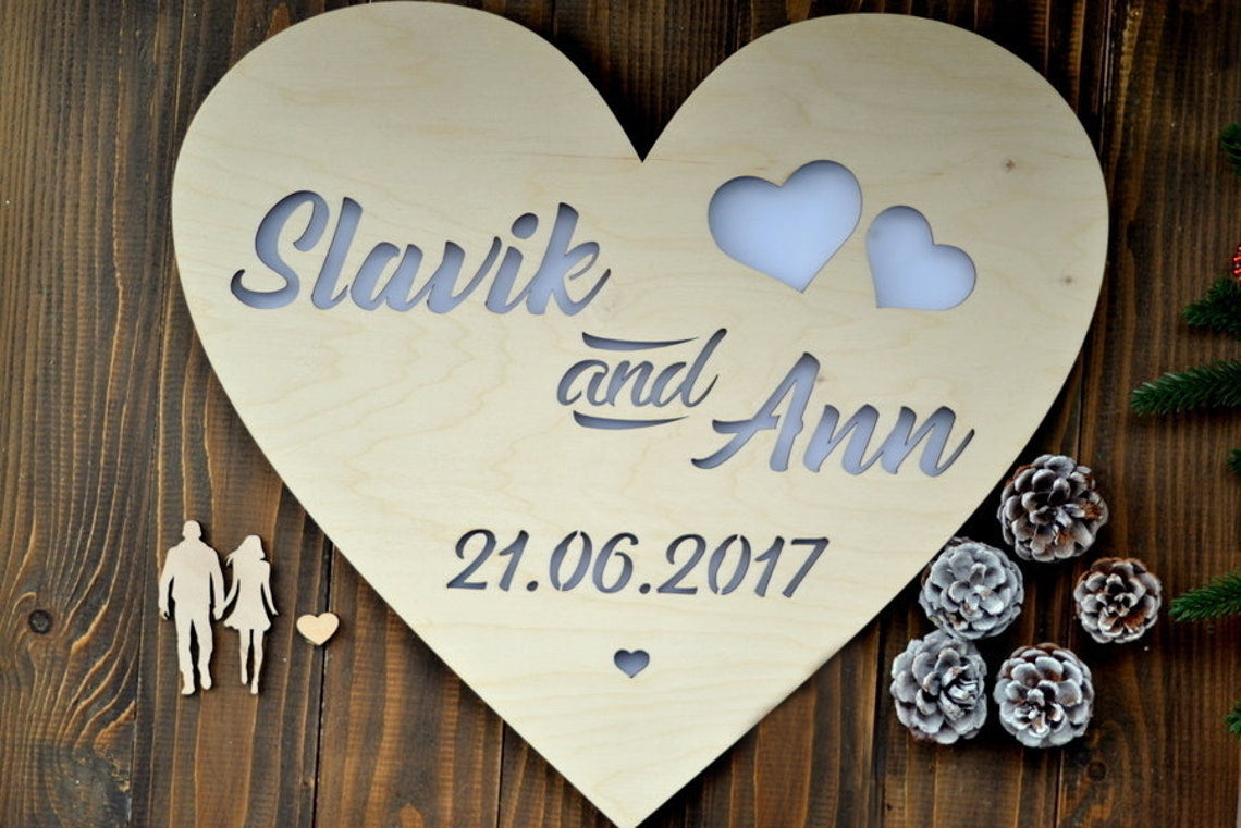 Customised  Alphabet LED Lamp /  Personalised  Gift For Girlfriend