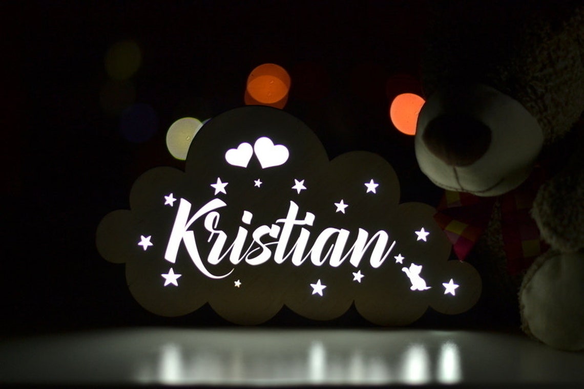 Personalised Alphabet Lamp For Birthday Gifts