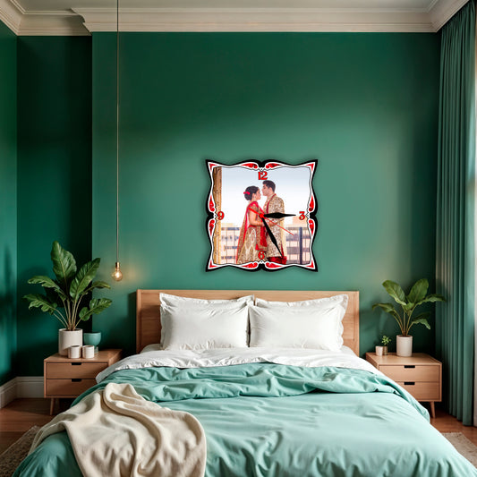 Personalised Photo Clock for Anniversary