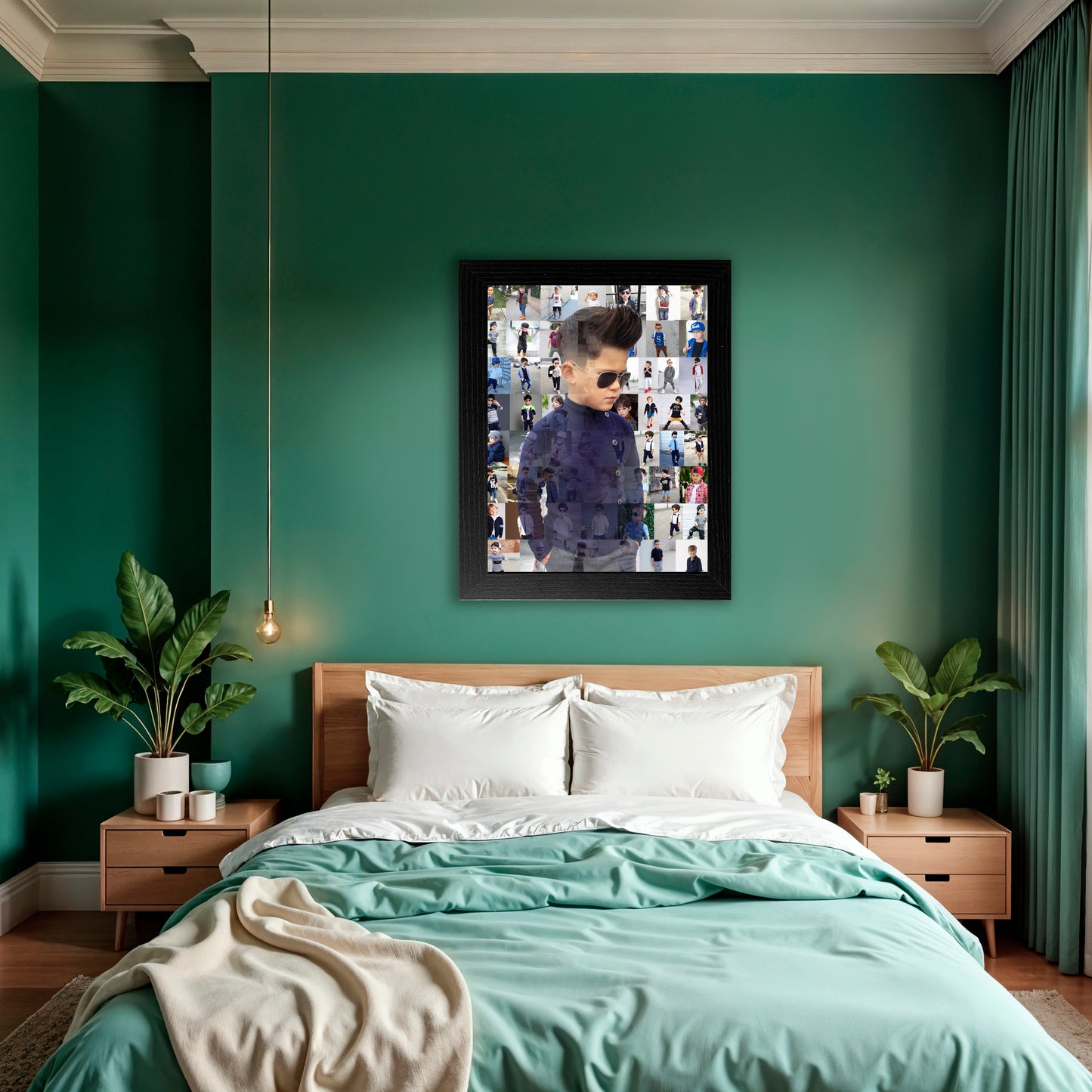 Personalized 50 photos Mosaic Photo Frame in 1 Main photo